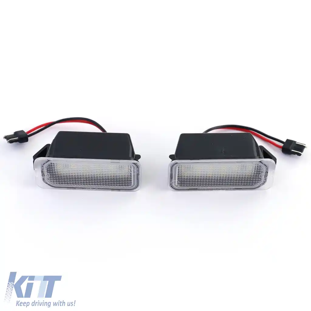 Lumină de număr LED albă 6000K potrivită pentru Jaguar XJ X351 09-16 XF X250 08-15-image-6328563