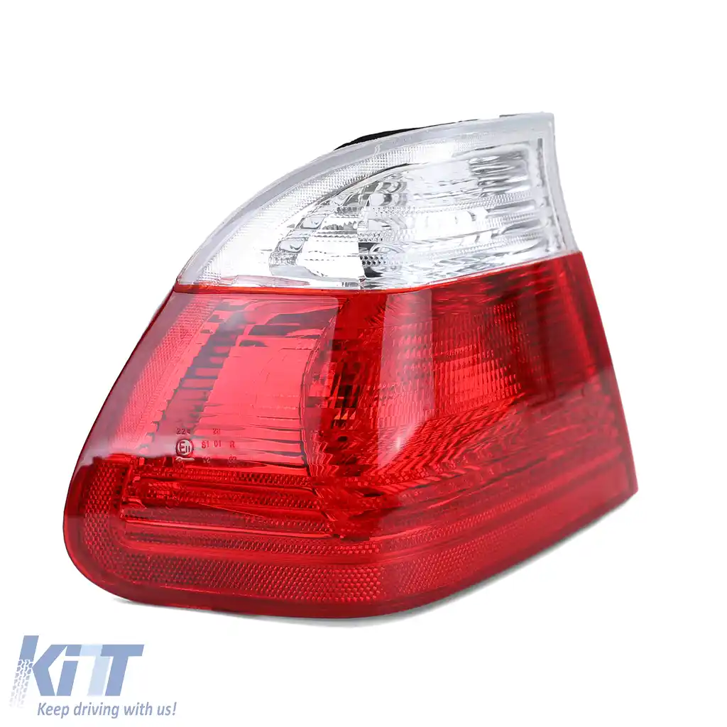 Lumină spate exterioară roșie albă stânga potrivită pentru BMW Seria 3 E46 sedan 98-01-image-6190708