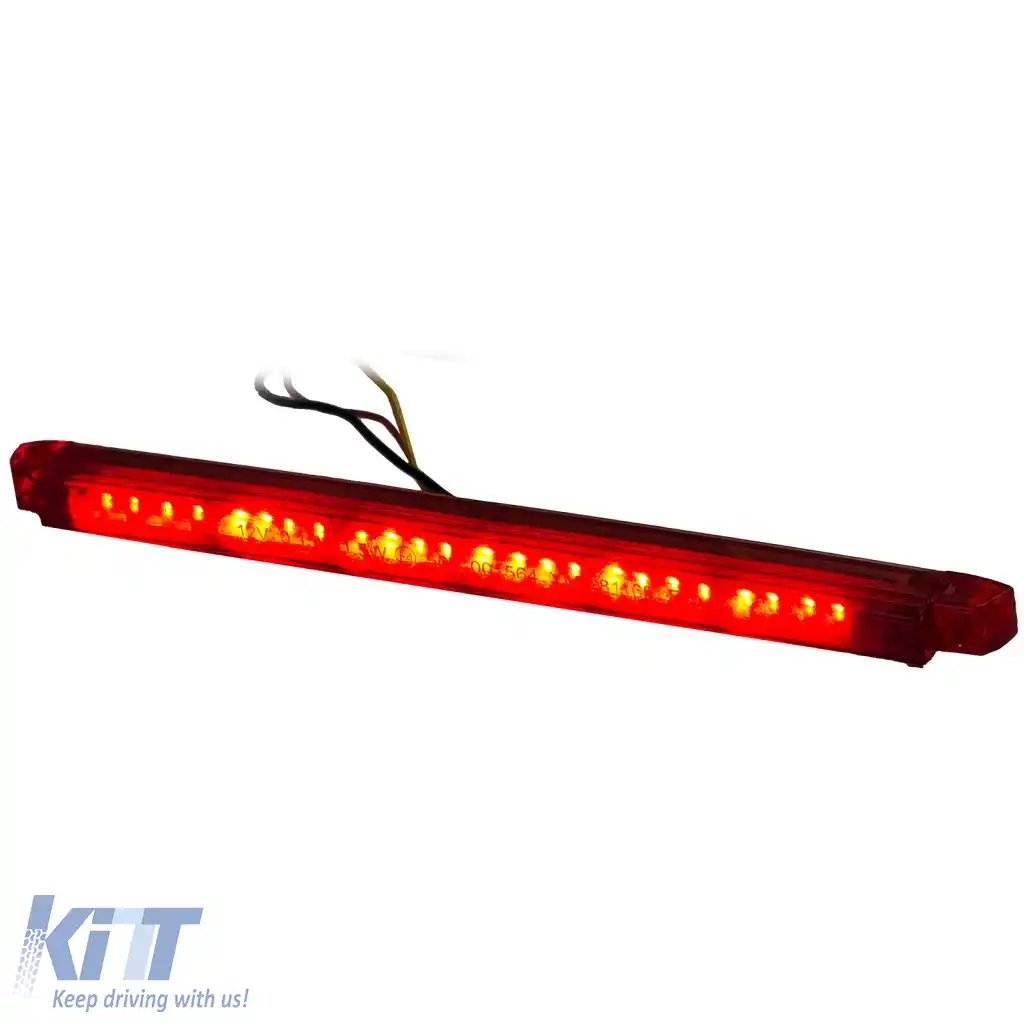 Lumina de frână LED pentru motocicletă, stil personalizat, subțire, cu marcaj E
