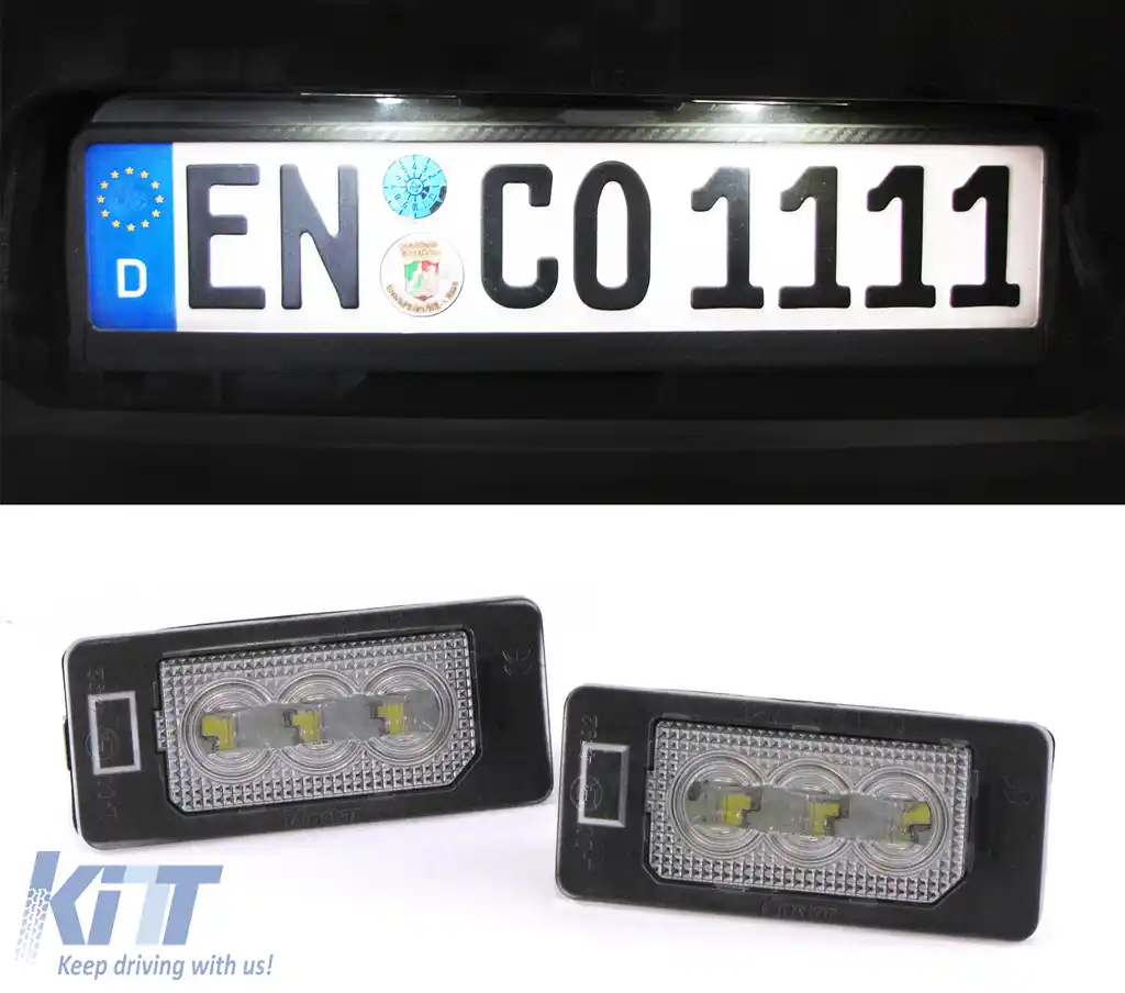Lumina de număr LED 6000K potrivită pentru BMW X6 E71 E72 2008-2014