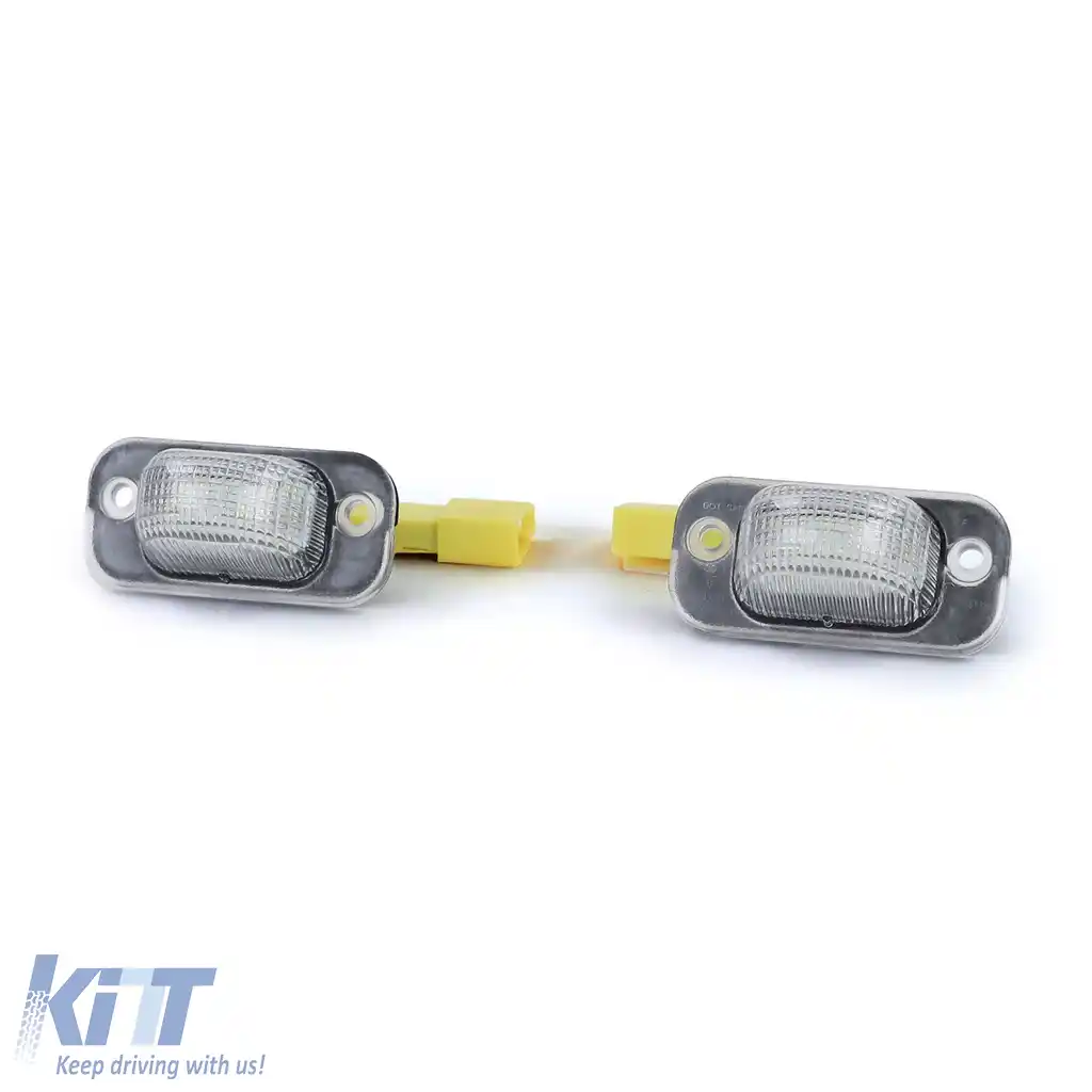 Lumina de număr LED Alb 6000K potrivită pentru VW Golf 2 83-92 Jetta 2 84-92-image-6199331