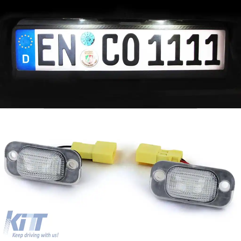Lumina de număr LED Alb 6000K potrivită pentru Seat Toledo 1 1L 91-99