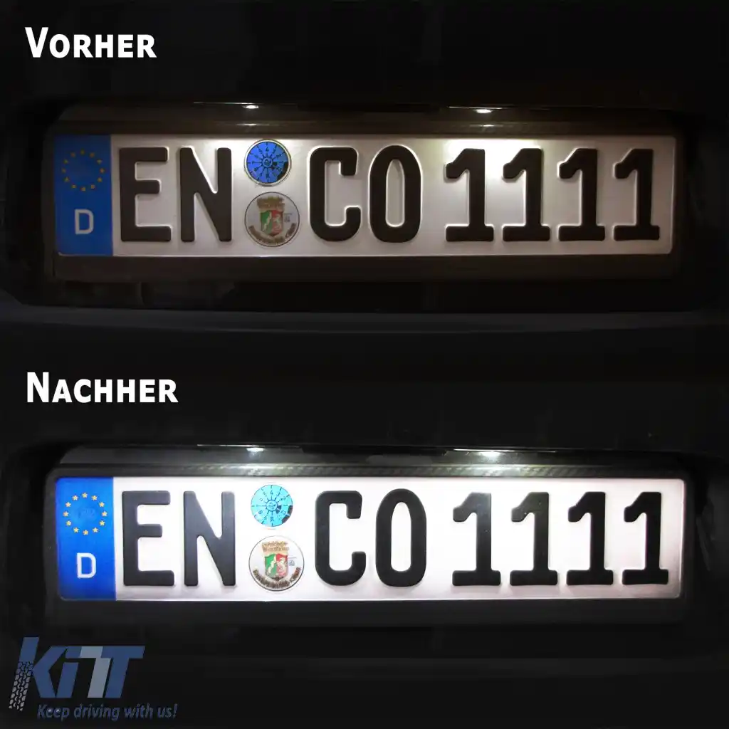 Lumina de număr LED alb 6000K potrivită pentru Seria 3 BMW E90 E91 E92 E93 04-13-image-6328576