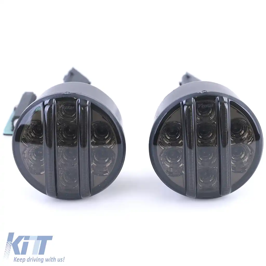 Lumina de parcare cu indicator frontal din sticlă clară LED, fum negru, potrivită pentru Jeep Wrangler JK din 07-image-6202074