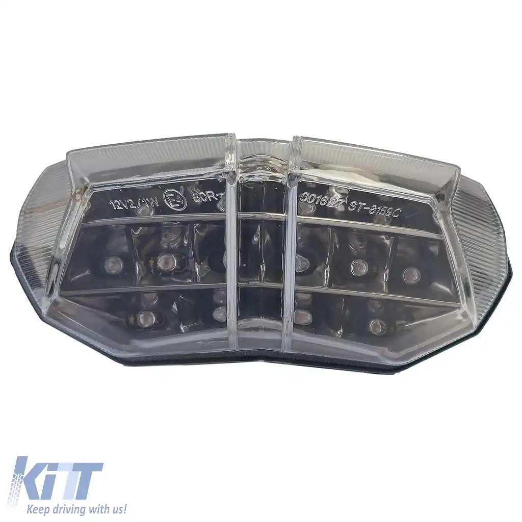 Lumina de stop LED pentru motocicletă cu sticlă clară, potrivită pentru Ducati Streetfighter 848-1098 09-13