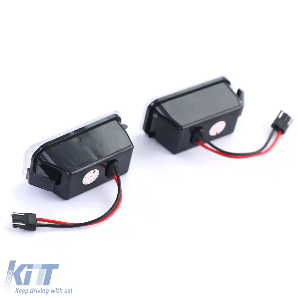 Lumina LED pentru numărul de înmatriculare alb 6000K, potrivit pentru Ford Fiesta 6 08-17, Focus 2 3 08-21-image-6328601