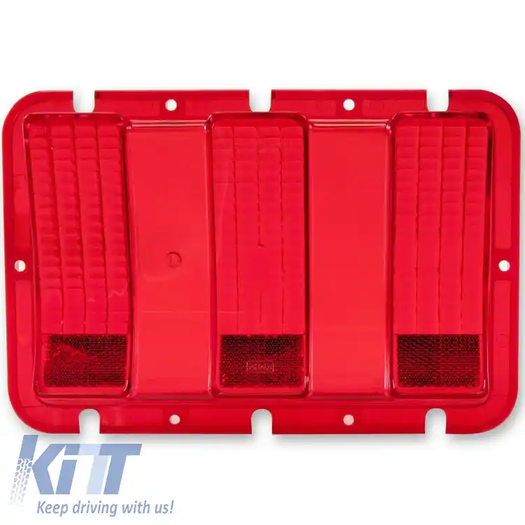 Lumina spate din sticlă roșie potrivită pentru Ford Mustang 67-68