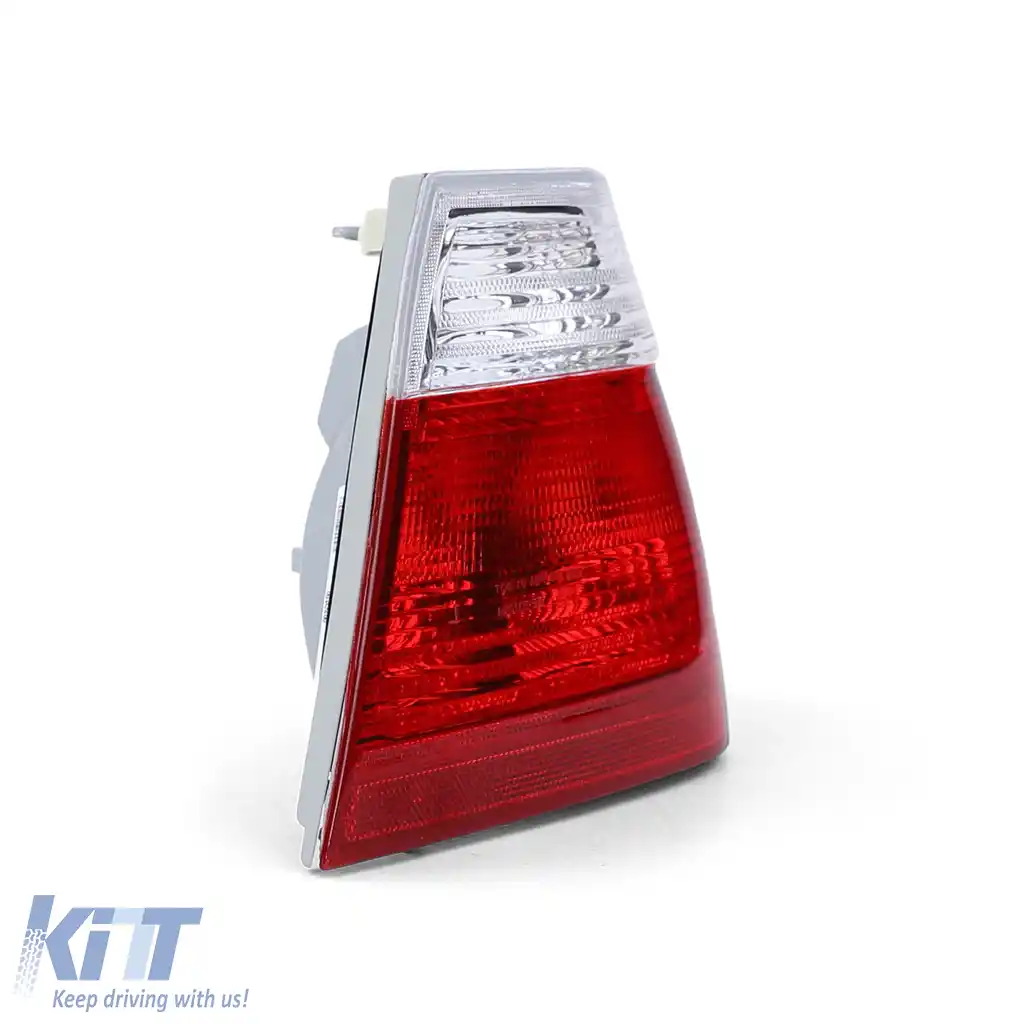 Lumina spate exterioară roșie albă dreapta, potrivită pentru BMW Seria 3 E46 sedan 98-01-image-6208455