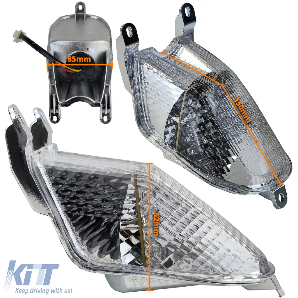 Lumina spate LED clar pentru motocicletă Yamaha MT03 MT 03 660 RM02-image-6258476