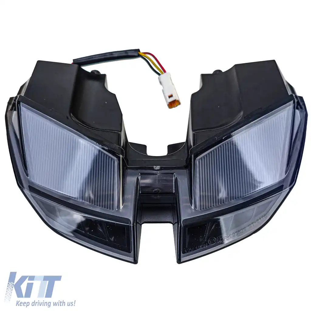 Lumina spate LED neagră pentru motocicletă, potrivită pentru Ducati Hypermotard Hyperstrada
