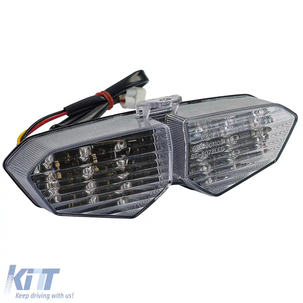 Lumina spate LED pentru motocicletă cu lentilă clară, potrivită pentru Yamaha R6 an 03-05