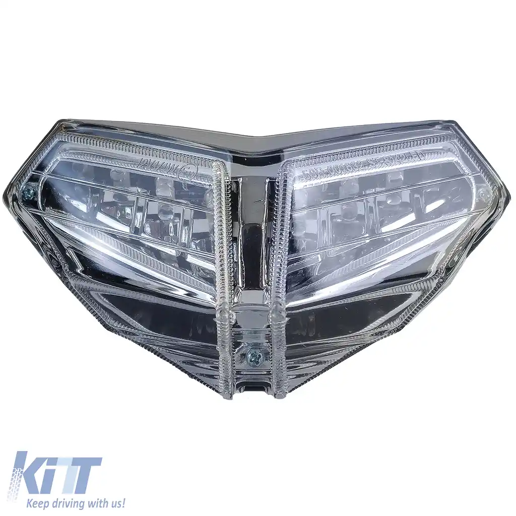 Lumina spate LED pentru motocicletă cu lentilă clară și crom pentru Ducati 848 850 1098 1198