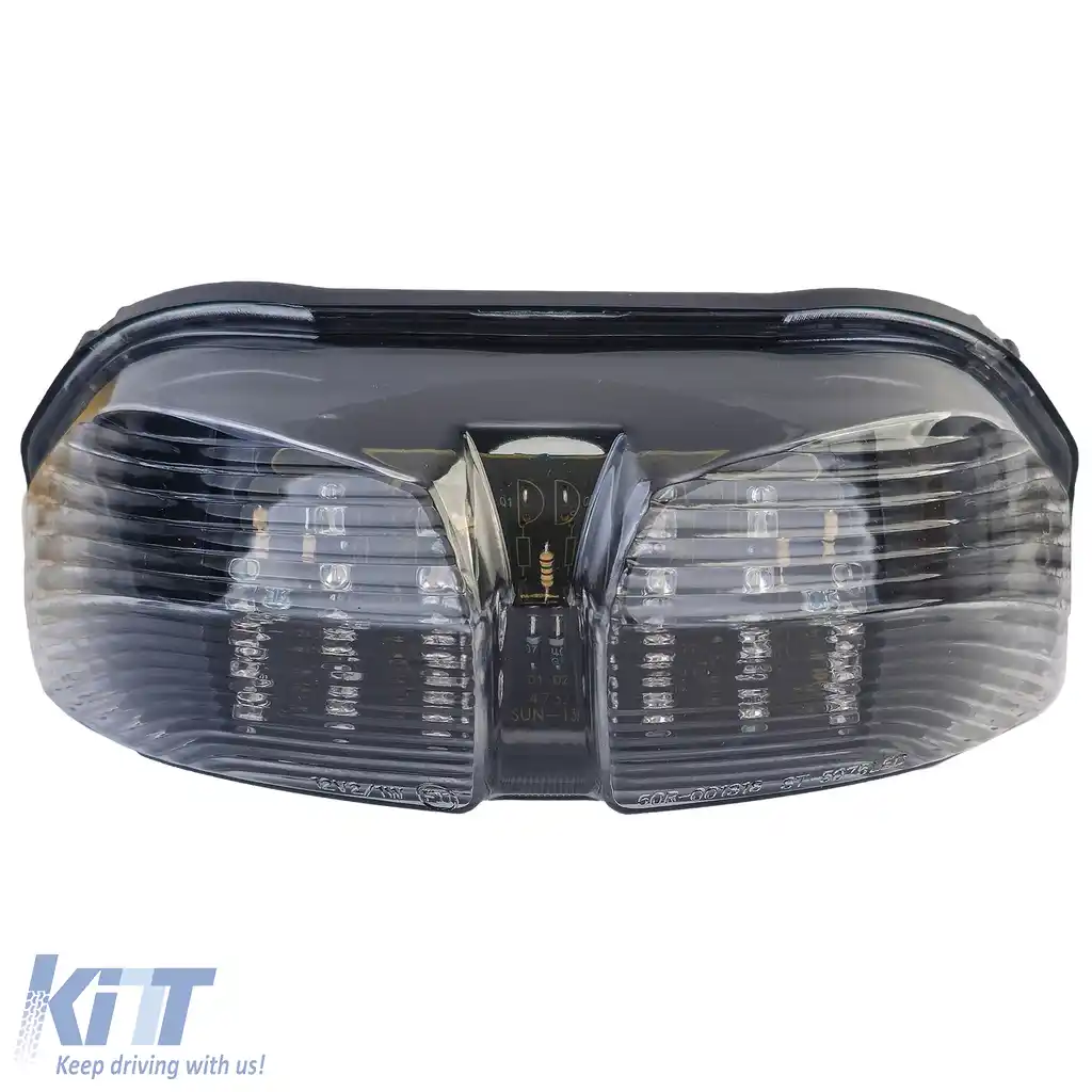 Lumina spate LED pentru motocicletă cu lentilă clară, potrivită pentru Yamaha 1000 FZ1 06-09, cu marcaj E
