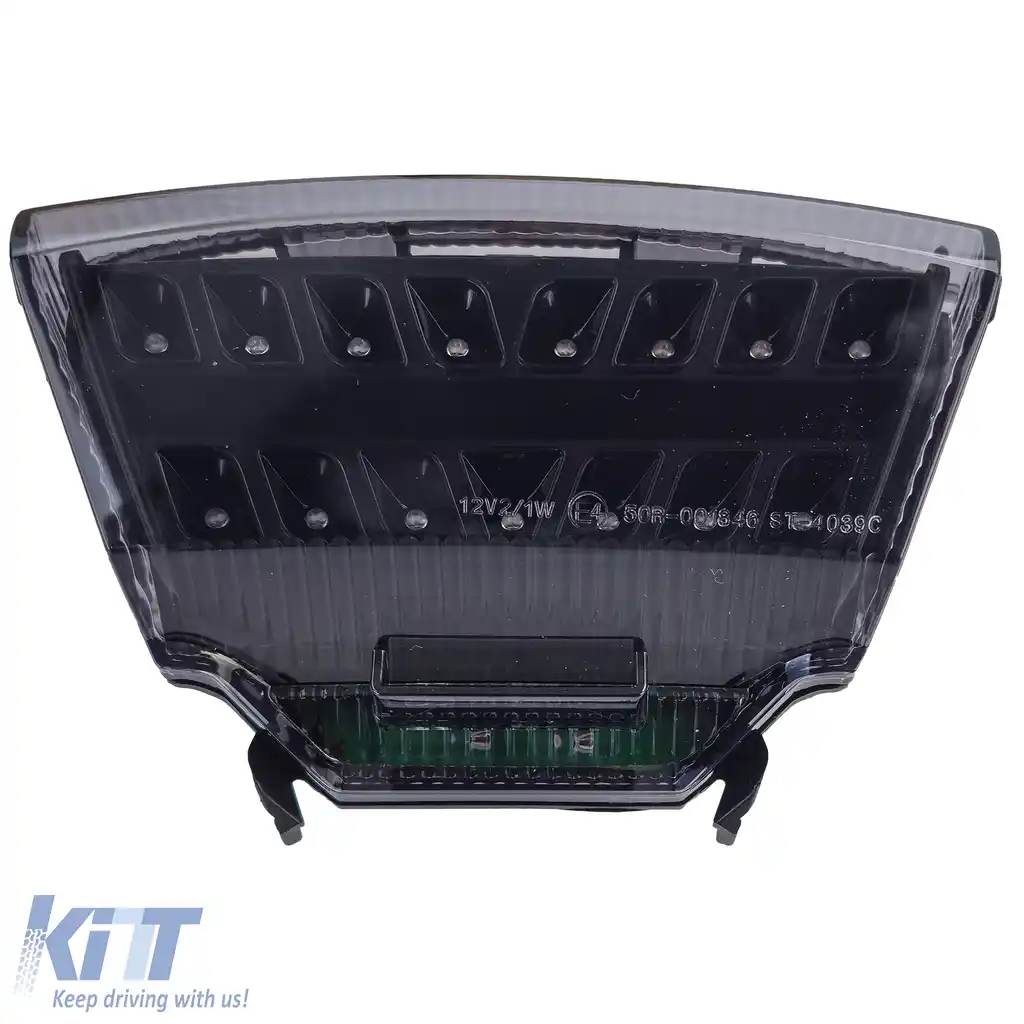 Lumina spate LED pentru motocicletă cu sticlă clară fumurie, potrivită pentru Ninja ZX-10R 2011-2015
