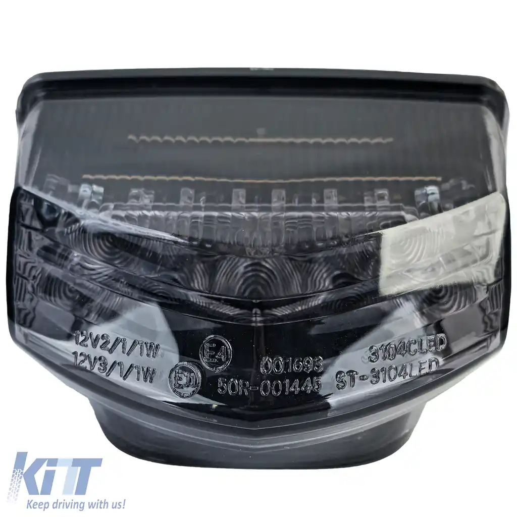 Lumina spate LED pentru motocicletă cu sticlă clară fumurie, potrivită pentru Honda CBR 600RR din 2007