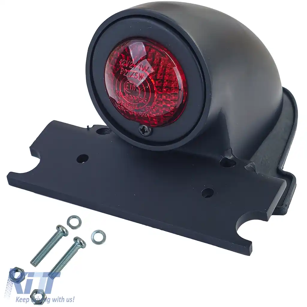 Lumina spate LED universal Sparto negru retro pentru motocicletă Harley Chopper