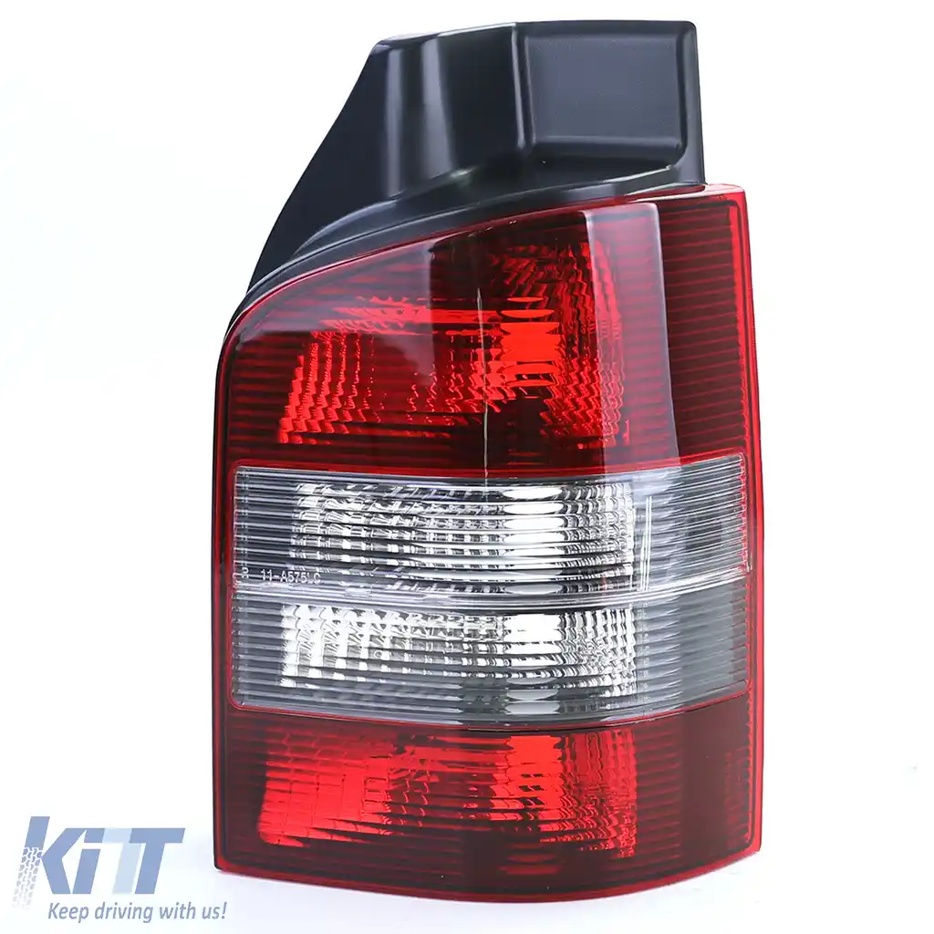 Lumina spate roșie neagră dreapta, potrivită pentru VW T5 Bus + Transporter cu hayon 03-09