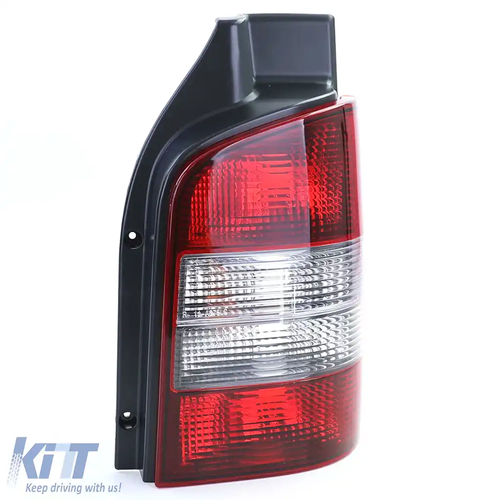 Lumina spate roșie neagră dreapta, potrivită pentru VW T5 Bus + Transporter cu hayon 03-09-image-6191476