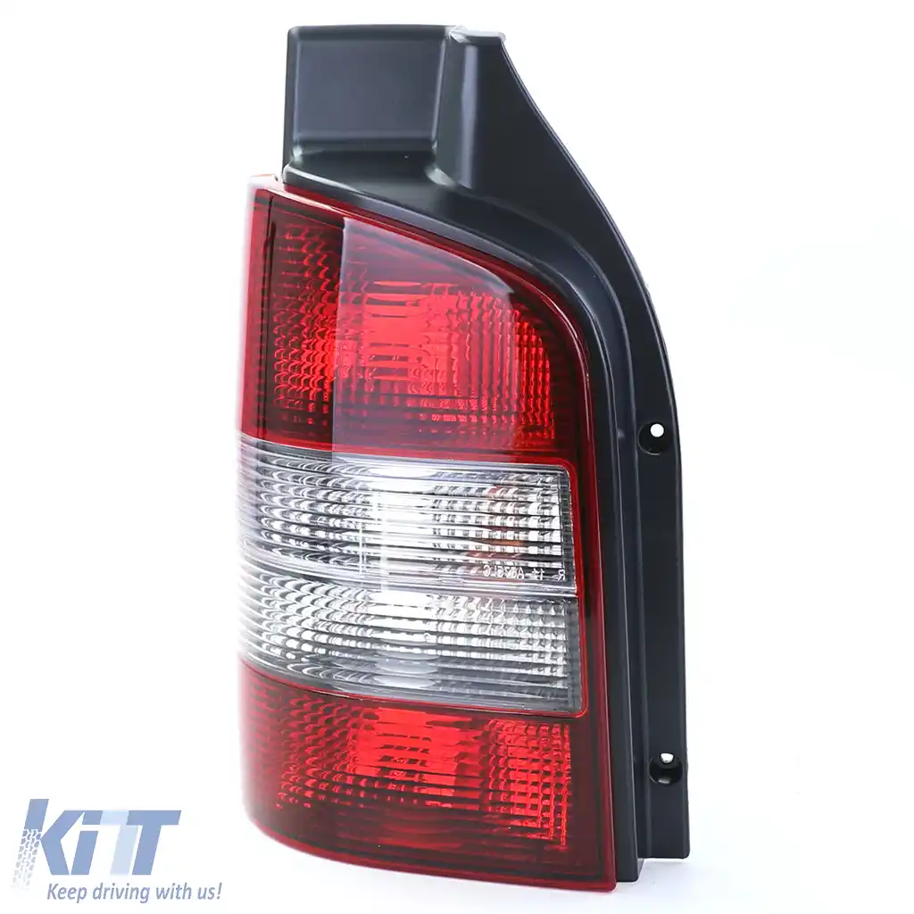 Lumina spate roșie neagră stânga potrivită pentru VW T5 Bus + Transporter cu hayon 03-09-image-6196812