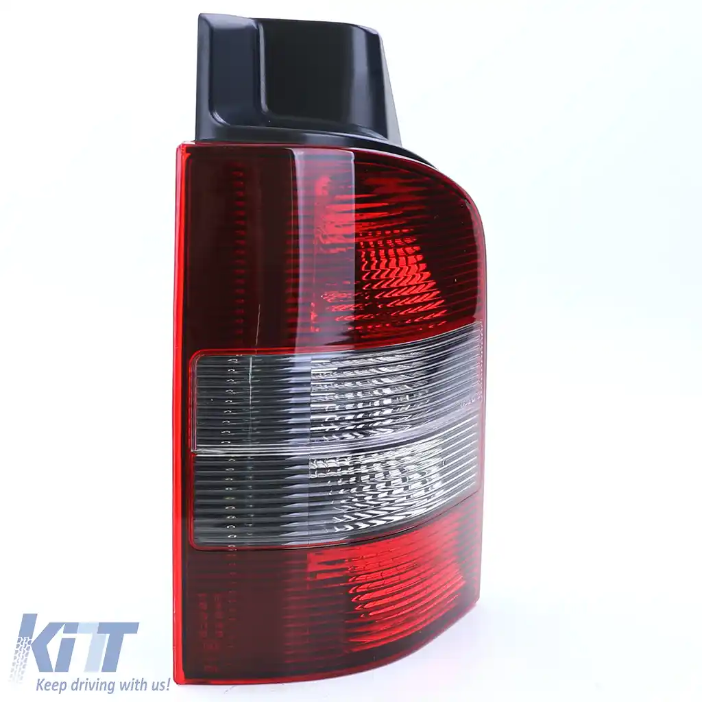 Lumina spate roșie neagră stânga potrivită pentru VW T5 Bus + Transporter cu hayon 03-09-image-6196813