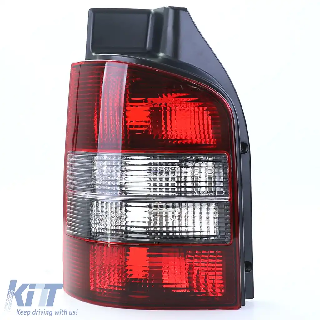 Lumina spate roșie neagră stânga potrivită pentru VW T5 Bus + Transporter cu hayon 03-09-image-6196814