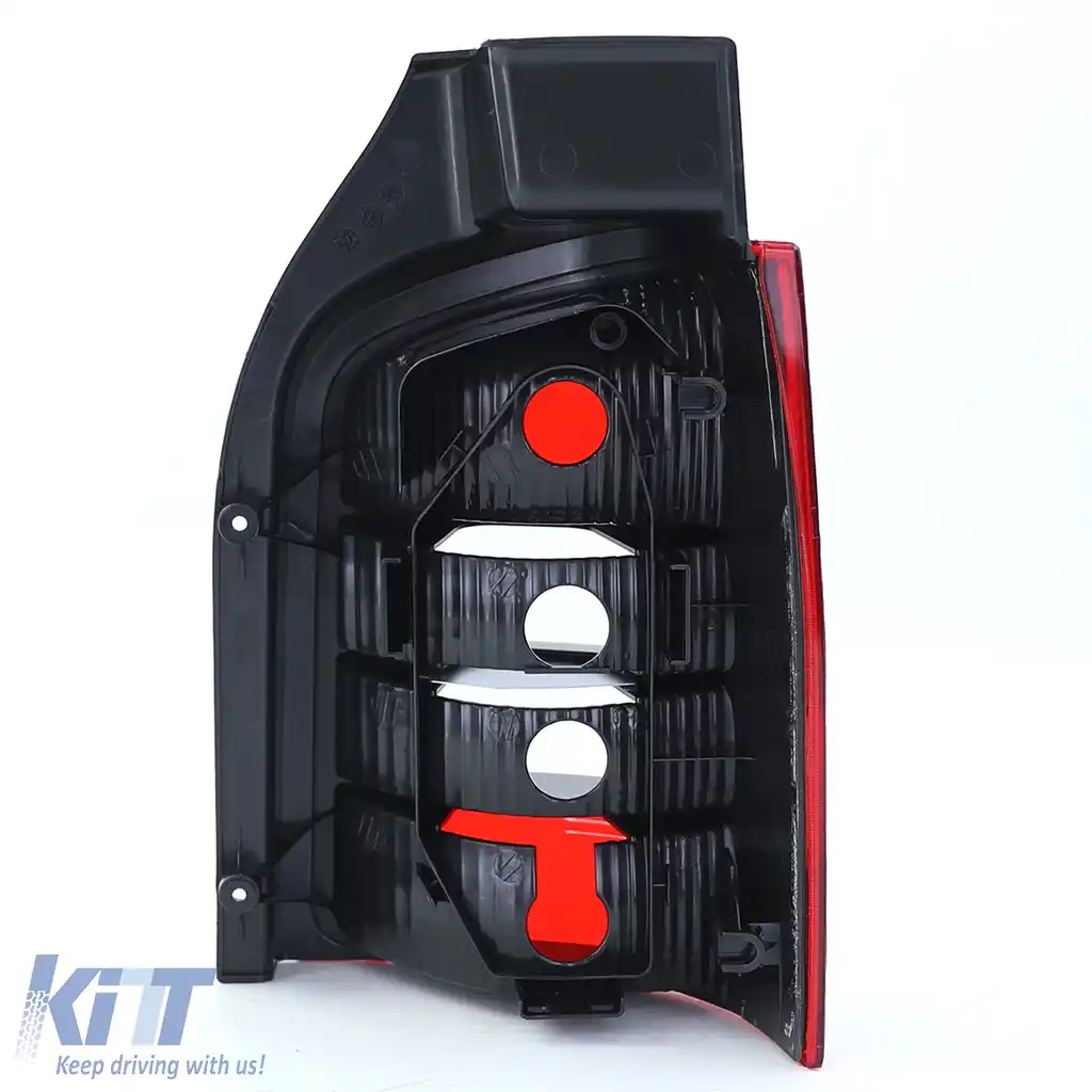 Lumina spate roșie neagră stânga potrivită pentru VW T5 Bus + Transporter cu hayon 03-09-image-6196817