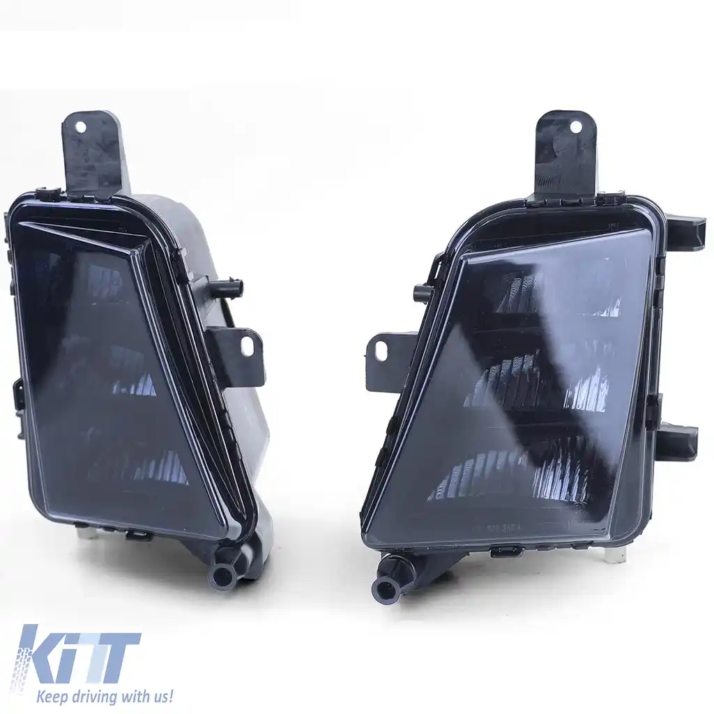 Lumini de ceață LED fumuriu negru, dreapta stânga, potrivite pentru VW Golf 7 GTI GTD 5G1 13-20-image-6203981
