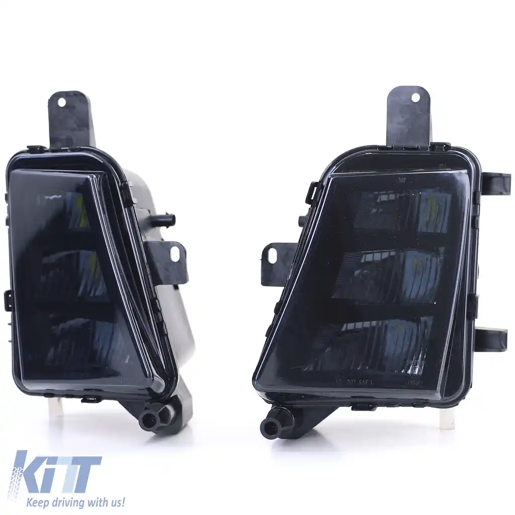 Lumini de ceață LED fumuriu negru, dreapta stânga, potrivite pentru VW Golf 7 GTI GTD 5G1 13-20-image-6203983