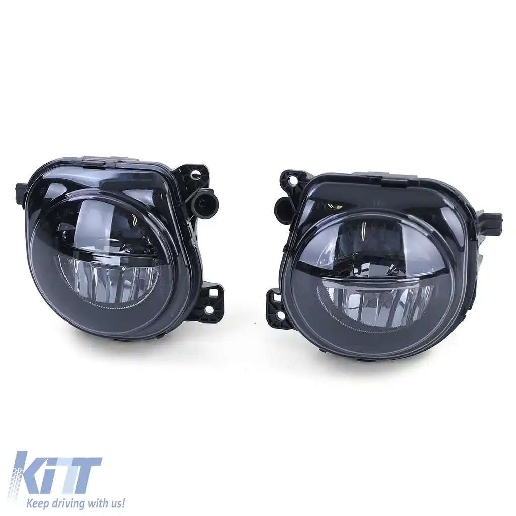 Lumini de ceață LED fumuriu negru potrivite pentru BMW Seria 5 F10 F11 GT F07 2013-2017