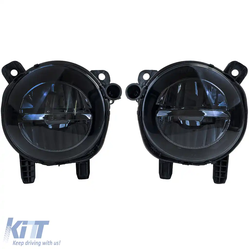 Lumini de ceață LED negre potrivite pentru BMW F20 F21 Seria 3 F30 F31 F34 Seria 4 F32 F33 F36