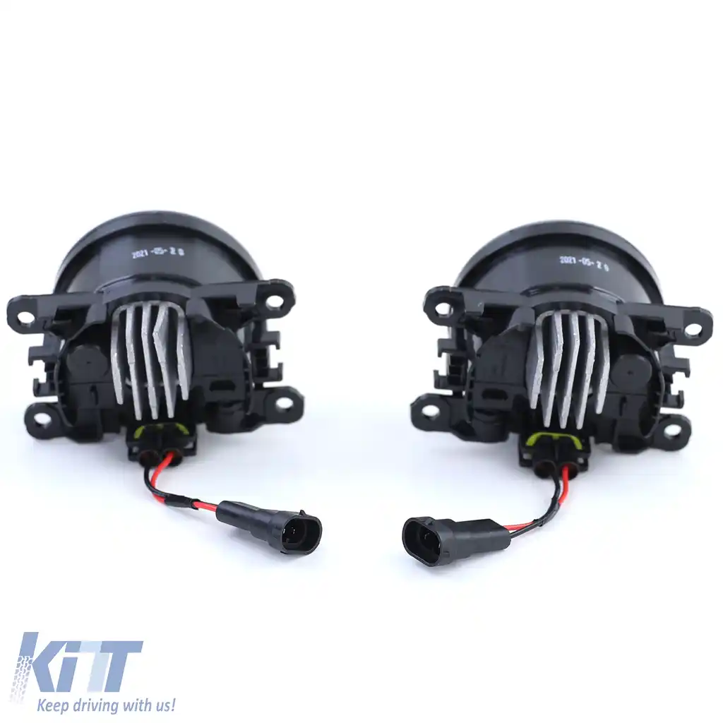 Lumini de ceață LED negre potrivite pentru Opel Vectra C Zafira B Signum OPC-image-6209601