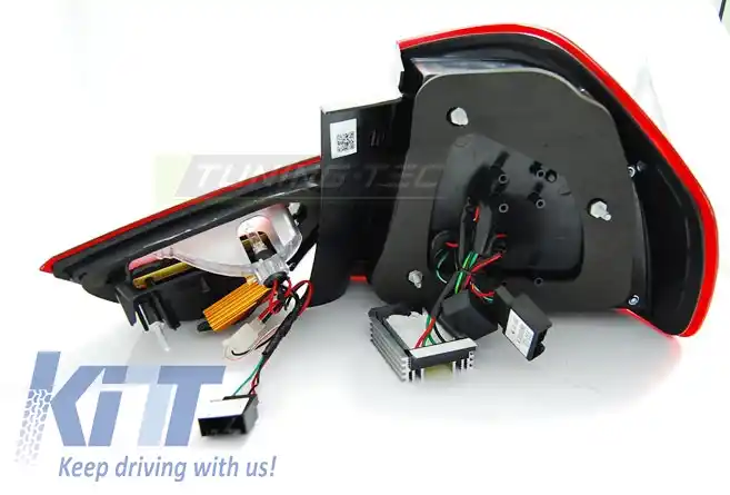 LUMINI DE ÎNDARE LED BAR NEGRU FUMURIU potrivite pentru BMW E90 09-11-image-6266968