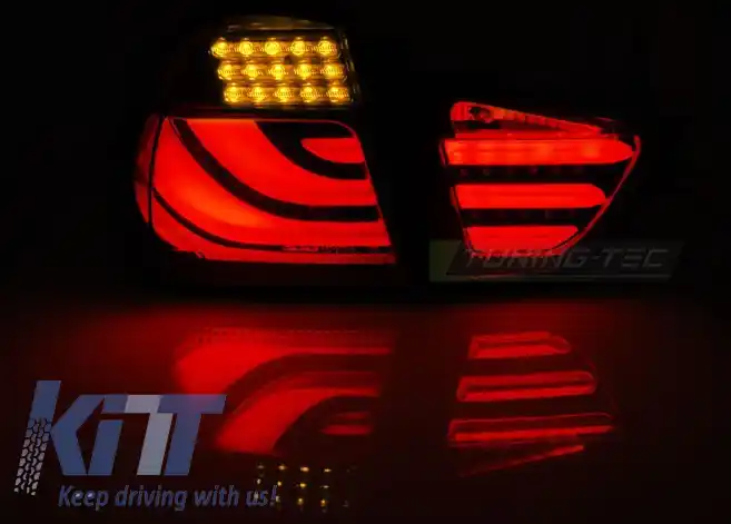 LUMINI DE ÎNDARE LED BAR NEGRU FUMURIU potrivite pentru BMW E90 09-11-image-6266969