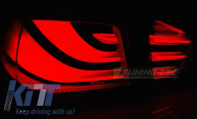 LUMINI DE ÎNDARE LED BAR NEGRU FUMURIU potrivite pentru BMW E90 09-11-image-6266970