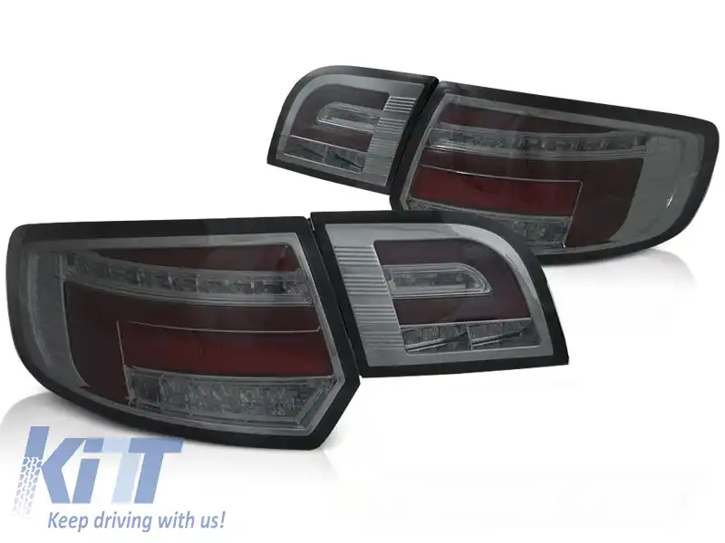LUMINI DE ÎNDARE LED BAR ROȘII FUMOASE SEQ potrivite pentru AUDI A3 8P 5D 03-08