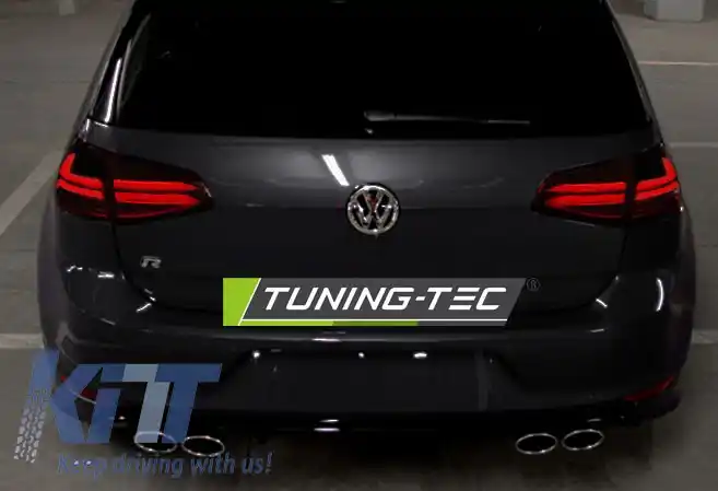 LUMINI DE ÎNDARE LED BAR ROȘII FUMURII potrivite pentru VW GOLF 7 13-17-image-6267218