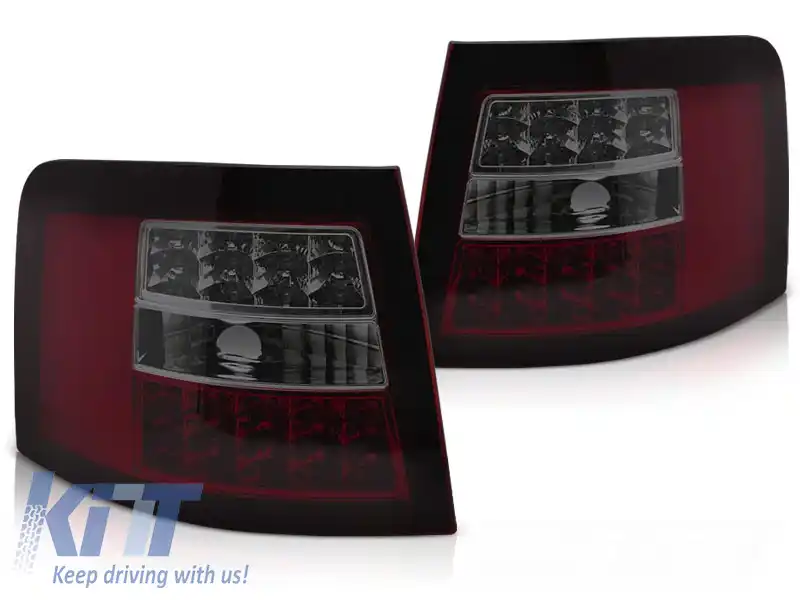 LUMINI DE ÎNDARE LED FUMURII ROȘII potrivite pentru AUDI A6 05.97-05.04 AVANT