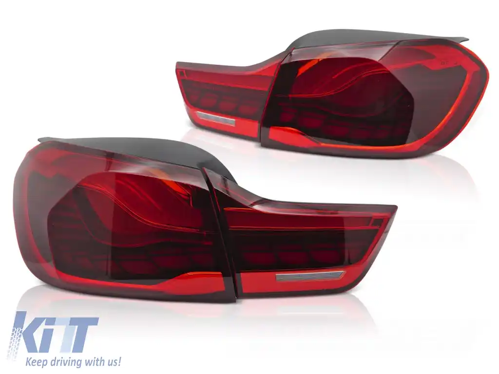 Lumini de poziție OLED SEQ ROȘII potrivite pentru BMW F32 F33 F36 F82 F83 13-21