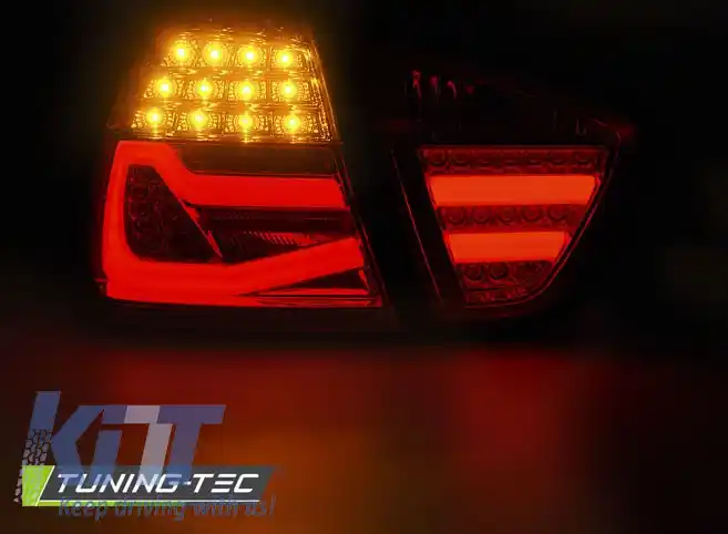 LUMINI DE POZITIE LED BAR FUMOASE ROȘII potrivite pentru BMW E90 03.05-08.08-image-6268092
