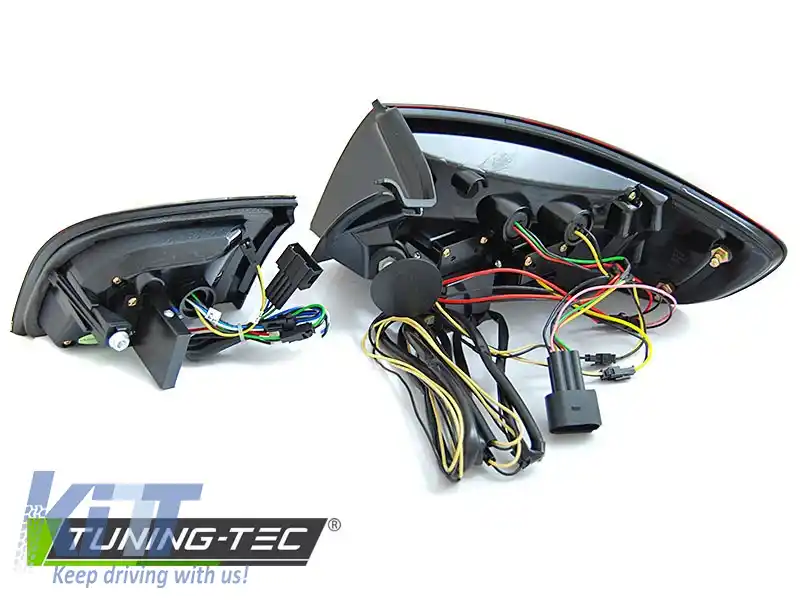 LUMINI DE STOP LED BAR NEGRE SEQ potrivite pentru AUDI A3 8P 5D 08-12-image-6269783