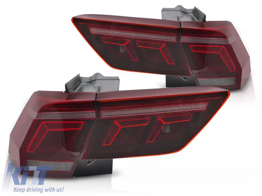 LUMINI DE STOP LED BAR ROȘII potrivite pentru VW TIGUAN II 20-24