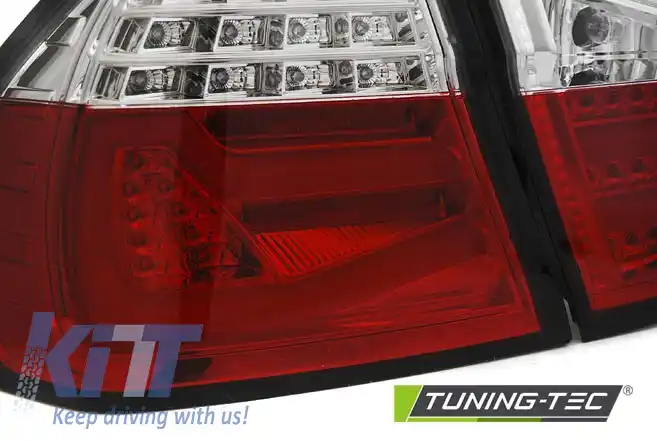 LUMINI DE STOP LED BAR ROȘII potrivite pentru BMW E90 03.05-08.08-image-6268045