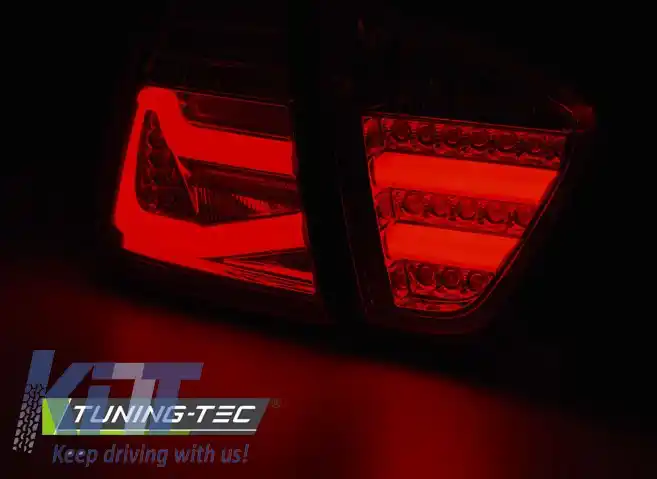 LUMINI DE STOP LED BAR ROȘII potrivite pentru BMW E90 03.05-08.08-image-6268047