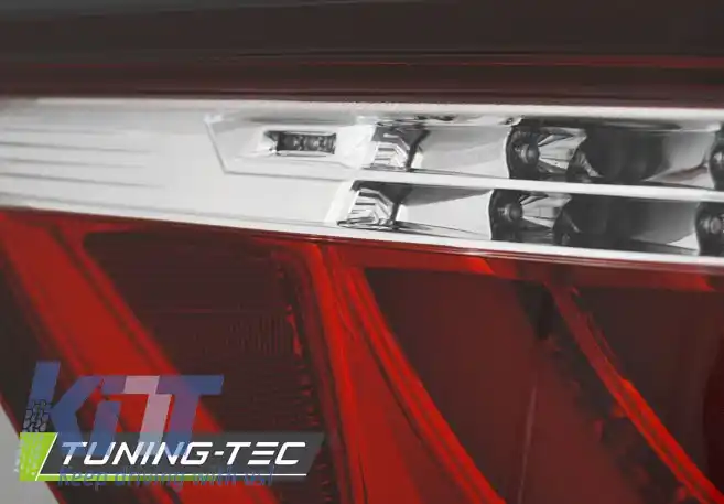 LUMINI DE STOP LED BAR ROȘII potrivite pentru BMW E60 LCI 07-10-image-6269145