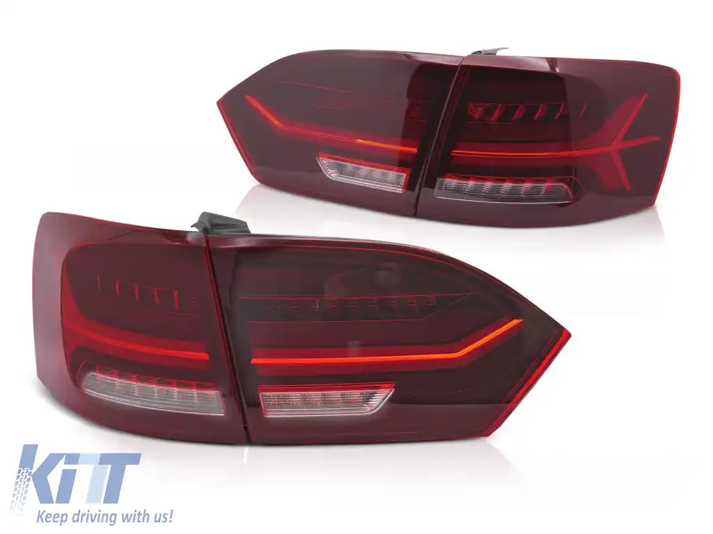 LUMINI DE STOP LED BAR ROȘU ALB potrivite pentru VW JETTA VI 11-14