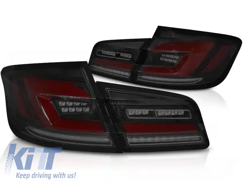 LUMINI DE STOP LED BAR SEQ NEGRE FUMURII potrivite pentru BMW F10 10-16