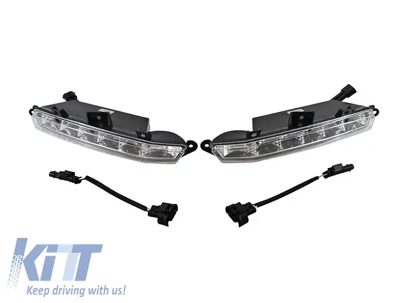 Lumini de zi specifice potrivite pentru bara de protecție frontală A Design tip E63 pentru Mercedes E-Class W212 2009-2013