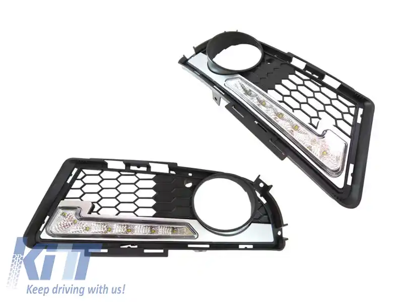 Lumini de zi specifice potrivite pentru BMW Seria 3 E90 sedan/E91 touring 2008-2012 cu bara de protecție frontală M Tech