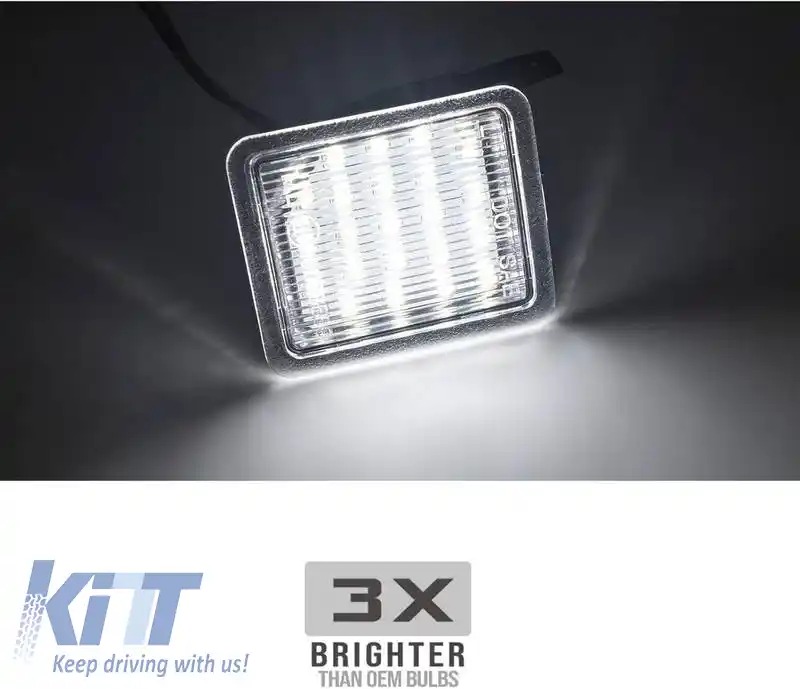 Lumini LED pentru oglinzi potrivite pentru Ford Focus 01-18 / Mondeo 07-14 / Kuga 08-12 / Escape 15-16 SMD LED 6000K Alb 2 Buc-image-6320855