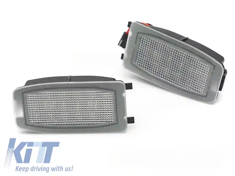 Lumini LED pentru oglinzi potrivite pentru Land Rover Discovery, Range Rover, Freelander, Volvo S60, V70, XC70 LED 6000K Alb 2 Buc.-image-6320868